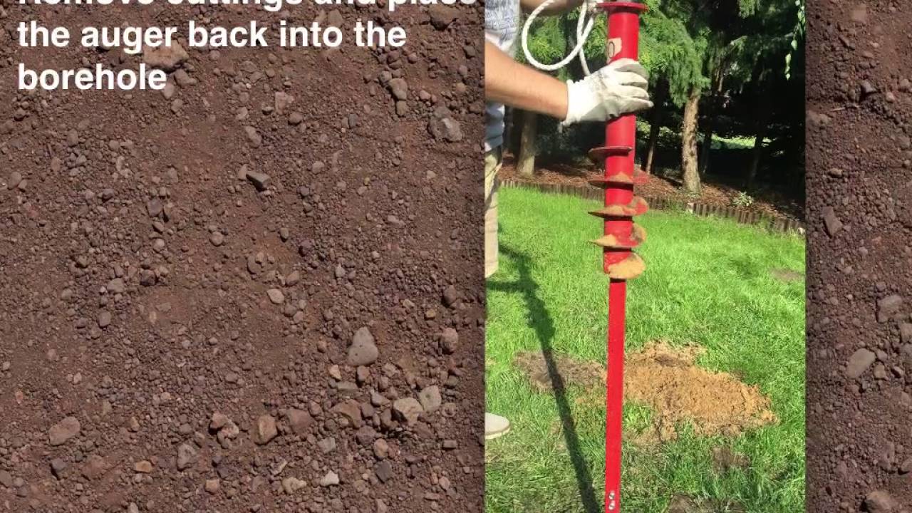 DRILL-PARTNER.COM Hand Auger:  Revolutionary System - Tutorial