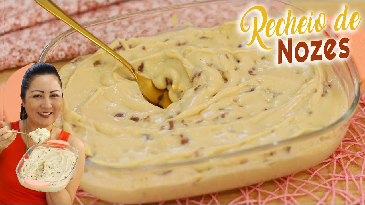 UM CLÁSSICO QUE NUNCA SAI DE MODA-RECHEIO DE NOZES- PERFEITO PARA BOLOS, TORTAS , PAVÊS-DIKA DA NAKA