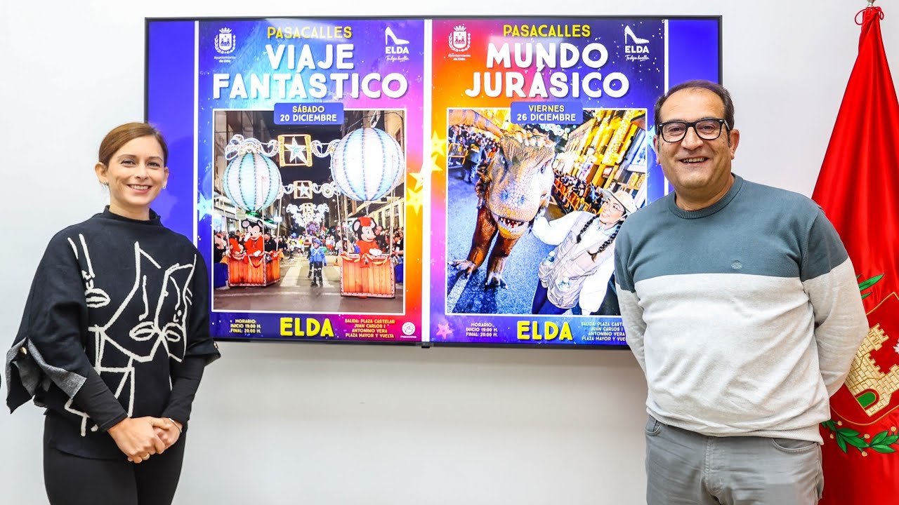 Presentación animación comercial navideña