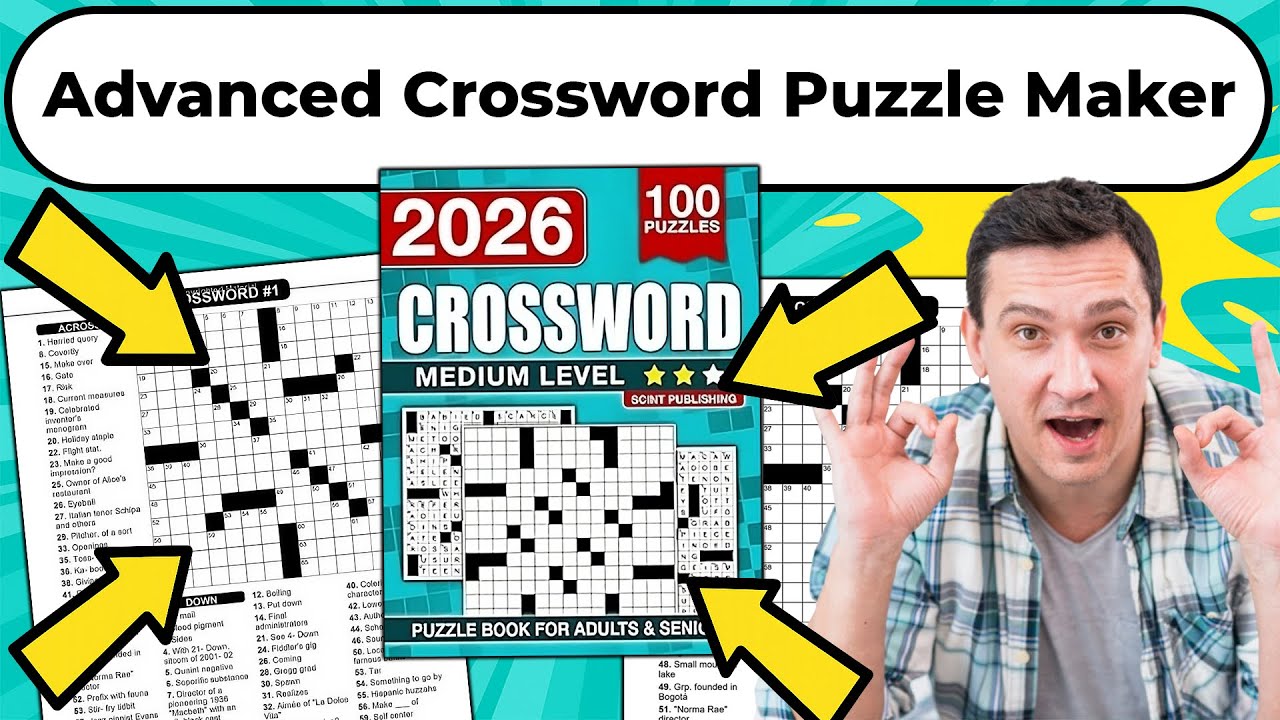 Secret Script to Create Unlimited Crossword Puzzles on Amazon KDP