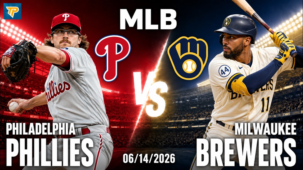 Philadelphia Phillies против Milwaukee Brewers: прогноз на матч MLB 14.06.26