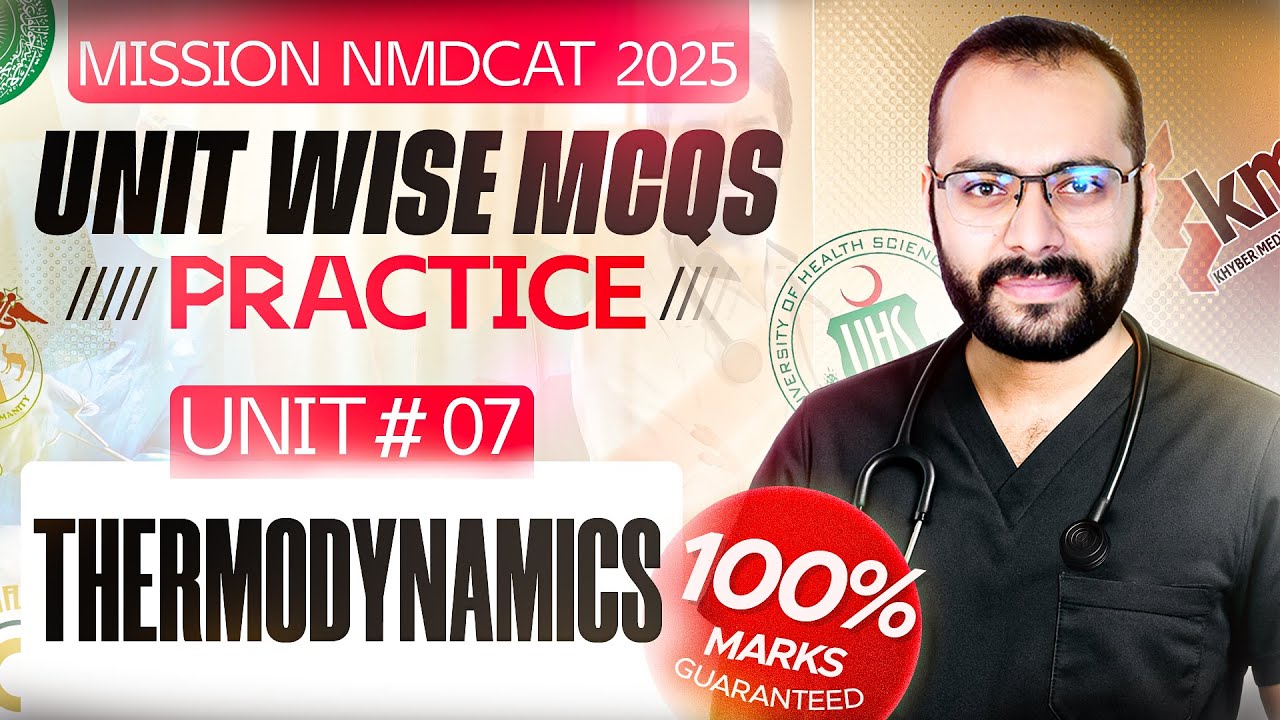 Heat & Thermodynamics | Chapterwise MCQs Practice | MDCAT 2025 Physics | PMDC Syllabus