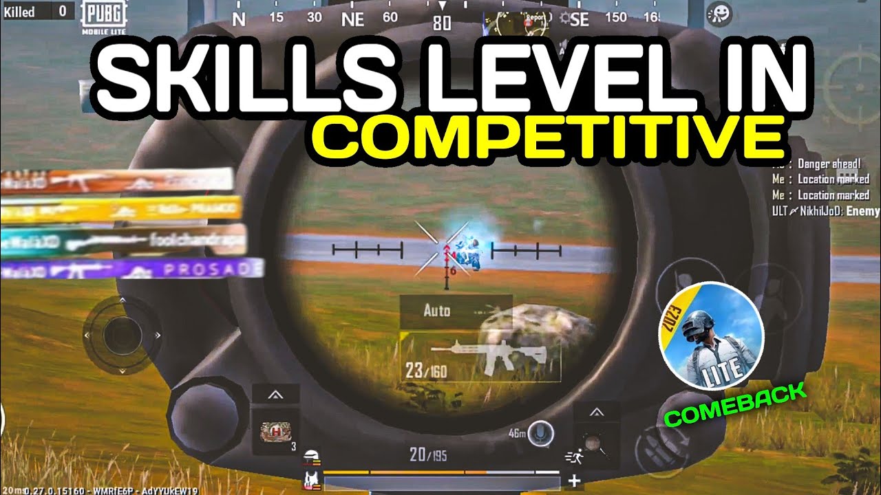 Skills level montage PUBG MOBILE LITE #competitive #scrims #pubglite