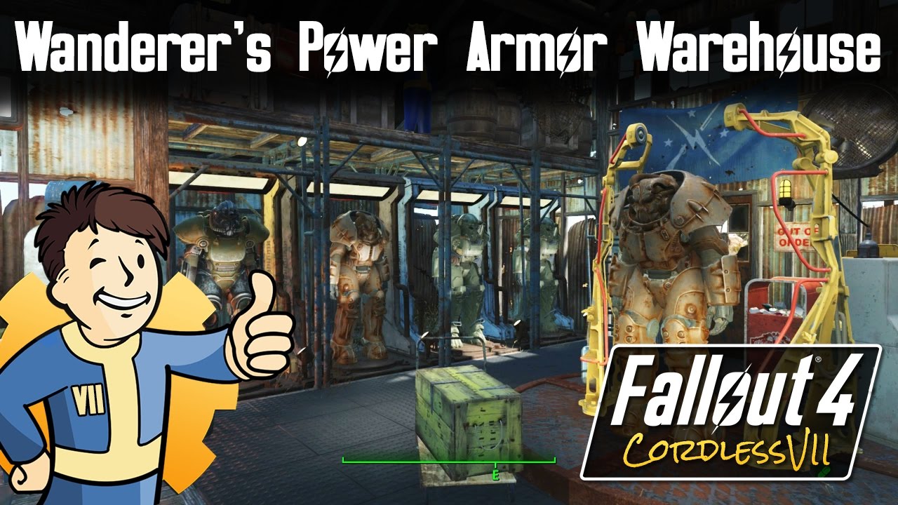 Fallout 4: Давайте строить — Склад силовой брони Странника