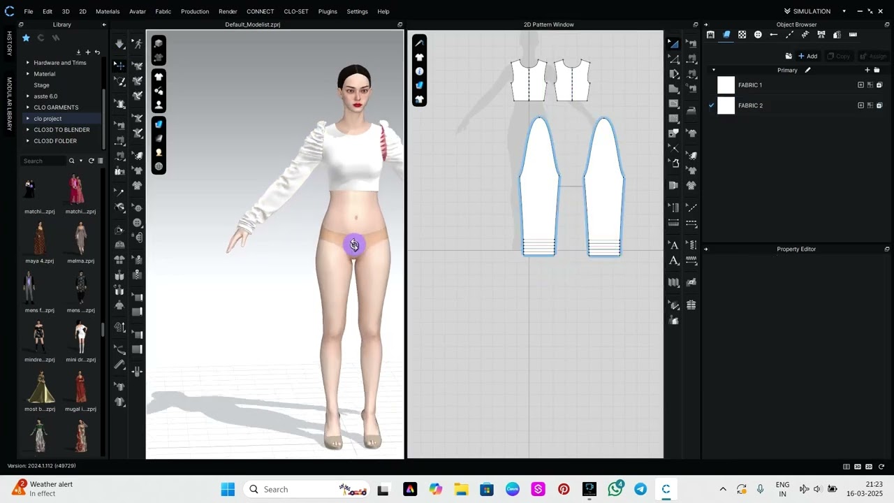 HOW TO CREATE INDIAN ANARKALI USING CLO3D / #digitalfashion #createwithclo #CLO3D