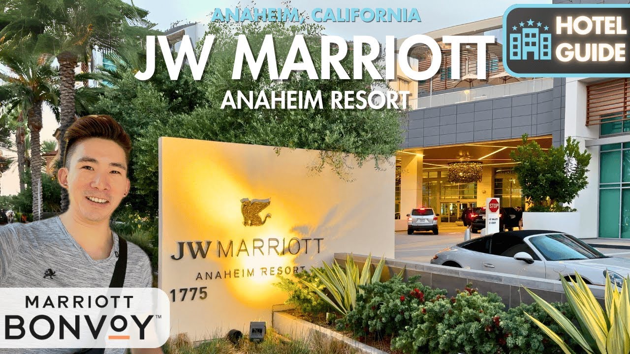 JW Marriott Anaheim | Executive Level Deluxe Guest Room Tour  | Disneyland Hotel