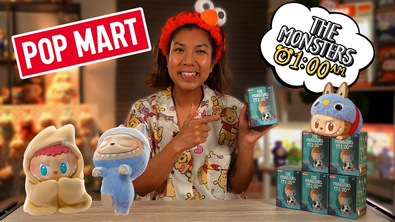 Распаковка и обзор серии «Монстры» POP MART 1:00 утра | НОВЫЕ фигурки LABUBU!