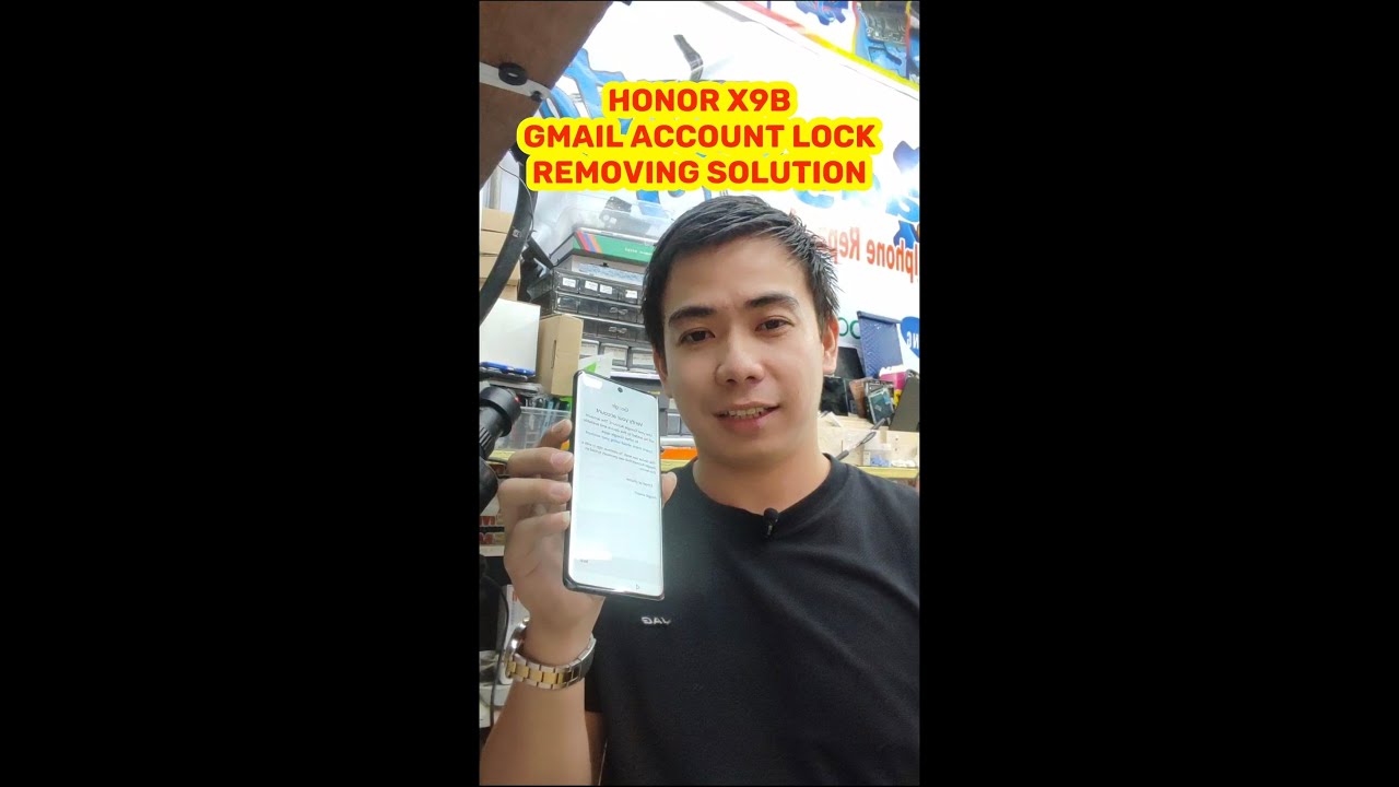 Honor X9B Gmail Account Lock Frp Removing Solution