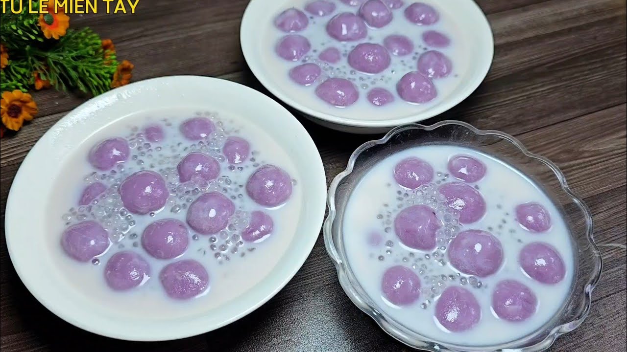 CHÈ KHOAI MÔN VIÊN bột báng, nấu theo cách mới này thơm bùi béo dẻo mềm ngon   - @TÚLÊMIỀNTÂY