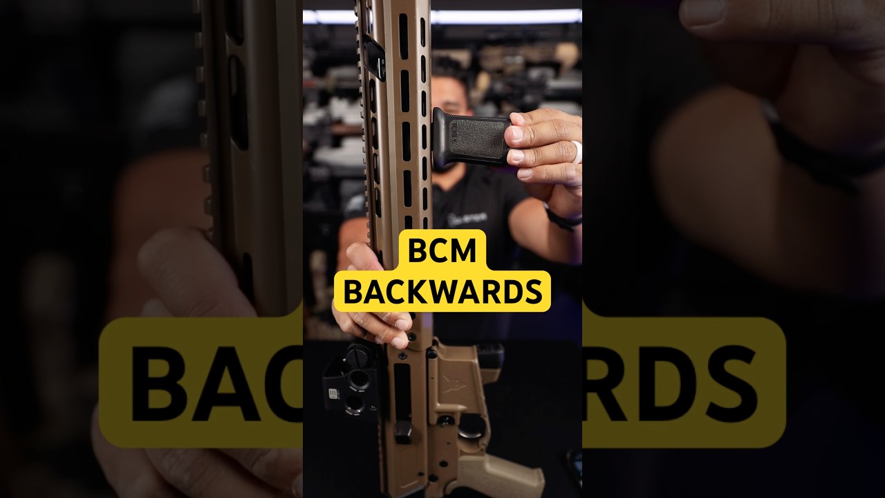 Vertical Grip Turned Backwards Is Better?