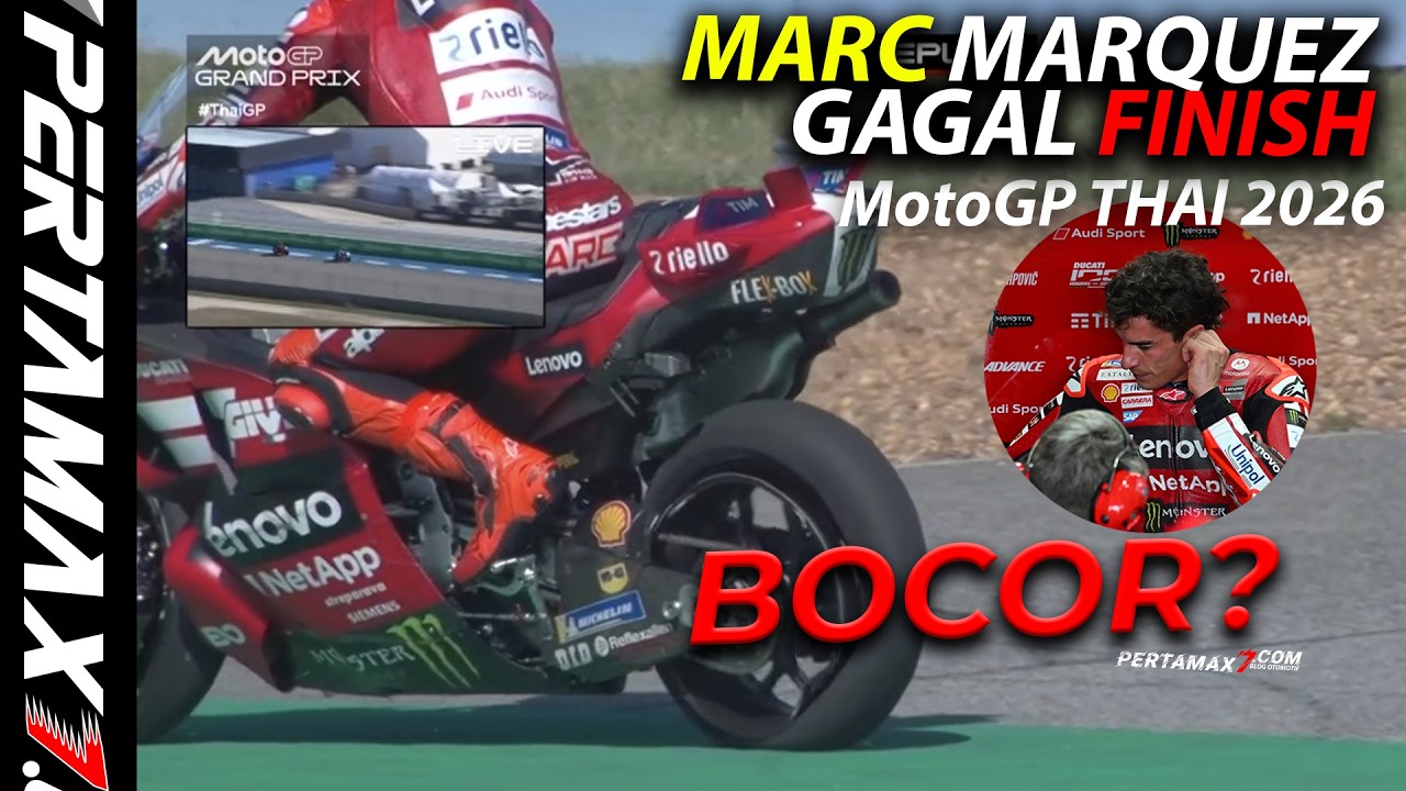 MICHELIN Motorsport Jelaskan Penyebab Marc Marquez Gagal Finish MotoGP Thailand 2026, Pelek Bengkok!