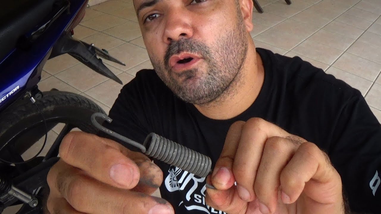 Como Colocar e Remover a Mola do Cavalete lateral facilmente.