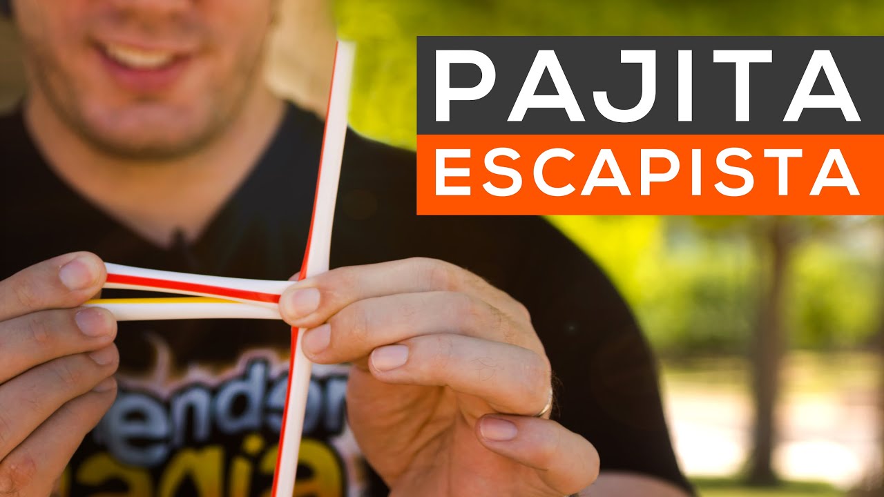 Las pajitas que se atraviesan o que se escapan, trucos de magia revelado con objetos