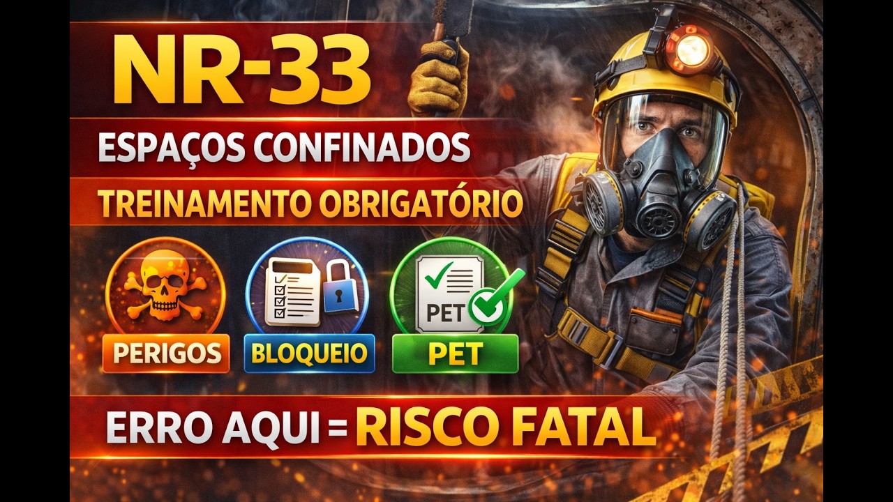 Espaços Confinado - O Que a NR-33 Exige e Quase Ninguém Explica