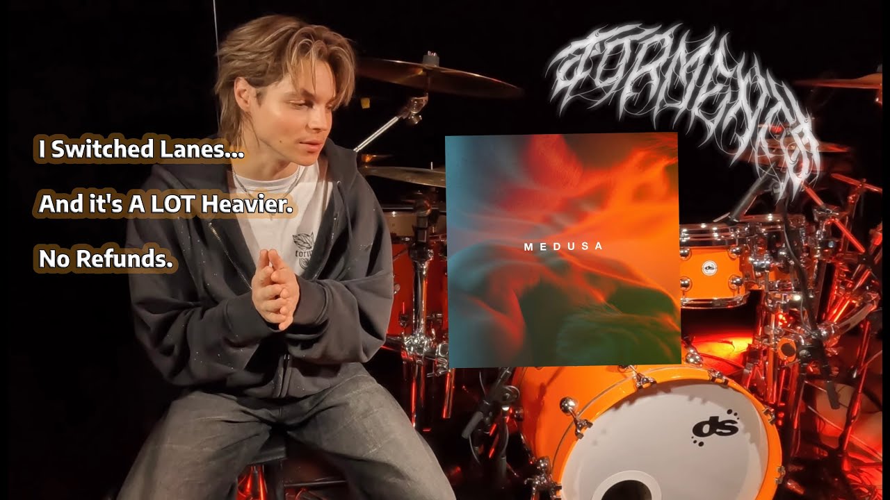 I JOINED A NEW BAND!? + Drum Playthrough of our new single MEDUSA