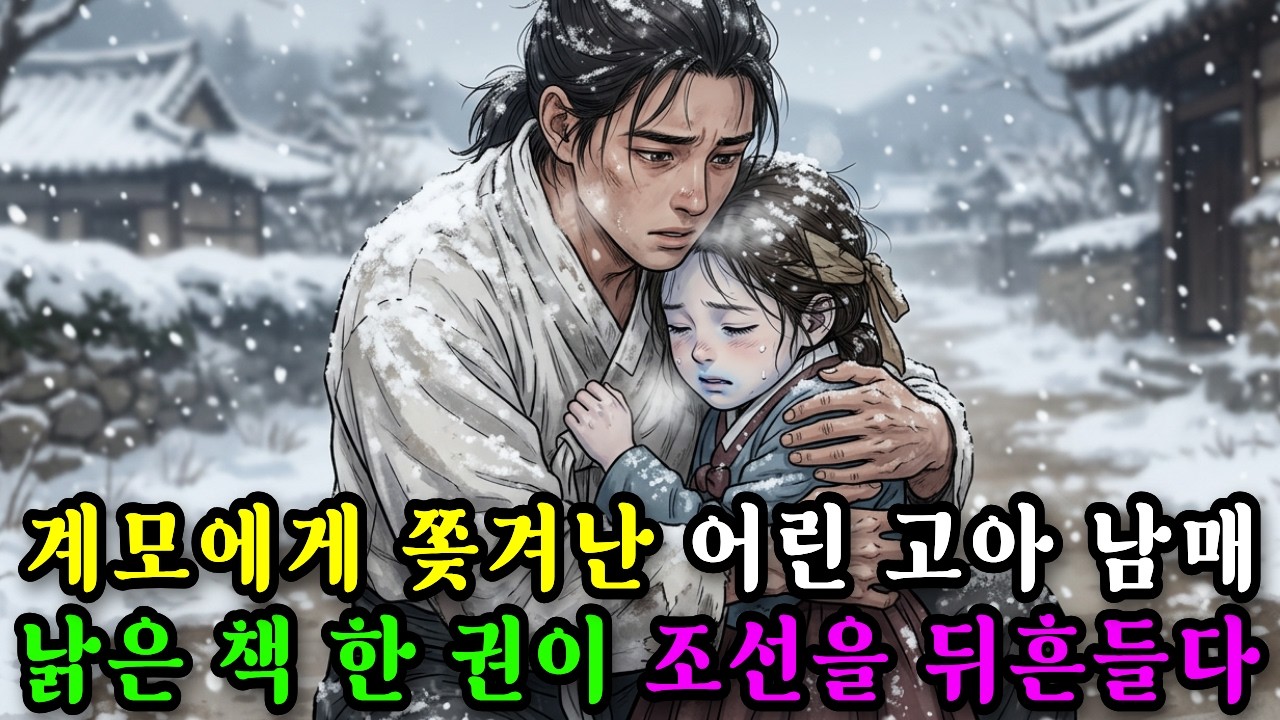 계모에게 쫒겨난 어린 고아 남매, 낡은 책 한 권이 조선을 뒤흔들다 l 야담ㅣ민담ㅣ설화ㅣ전설ㅣ조선야담ㅣ옛날이야기ㅣ수면동화ㅣ전래동화ㅣ조선시대