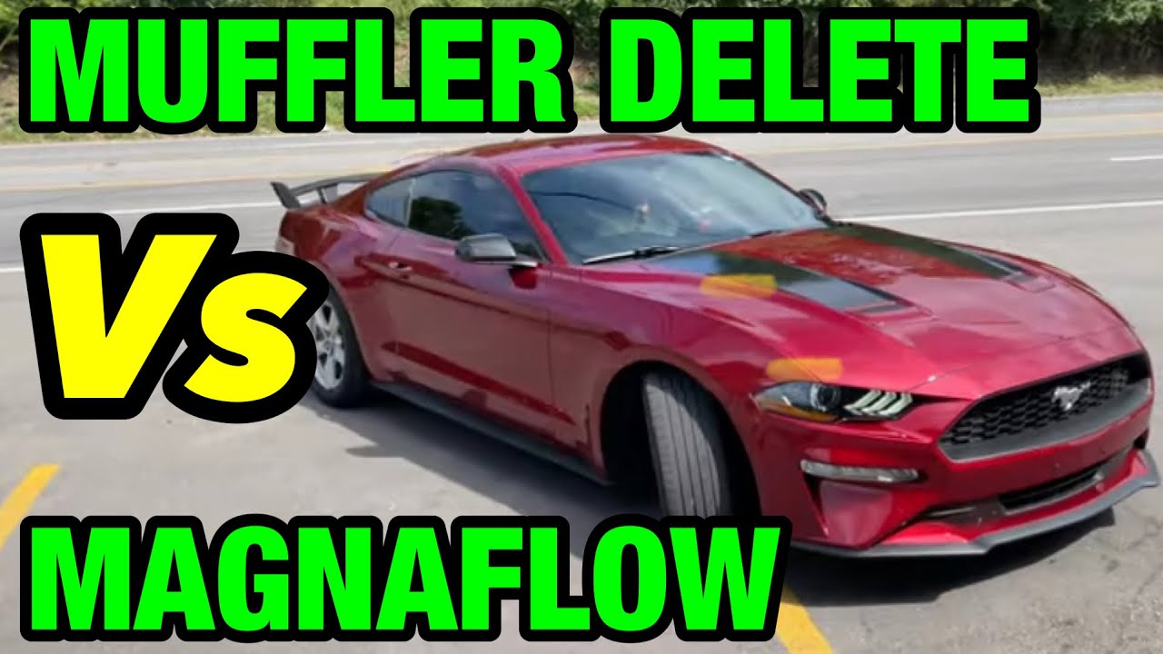 Ford Mustang Ecoboost Turbo: удаление глушителя против MAGNAFLOW MAGNAPACK!