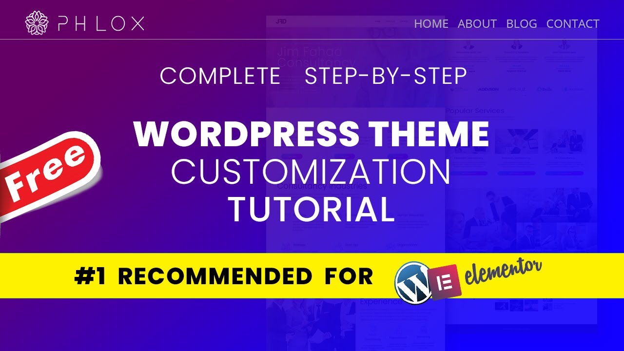 Complete Phlox Theme Tutorial 2024 | The Best Free Wordpress Theme