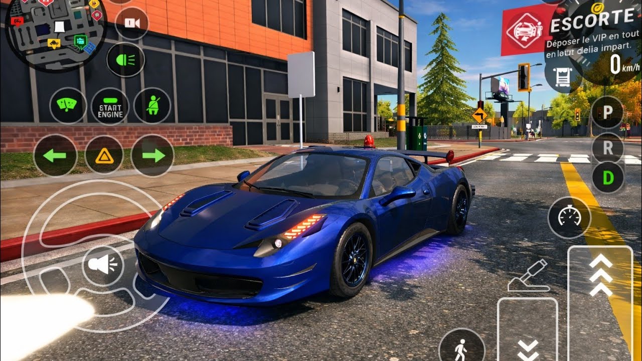 Ferrari 458 Italia |Car Parking Driving School Gameplay |4k Ultra Graphics 