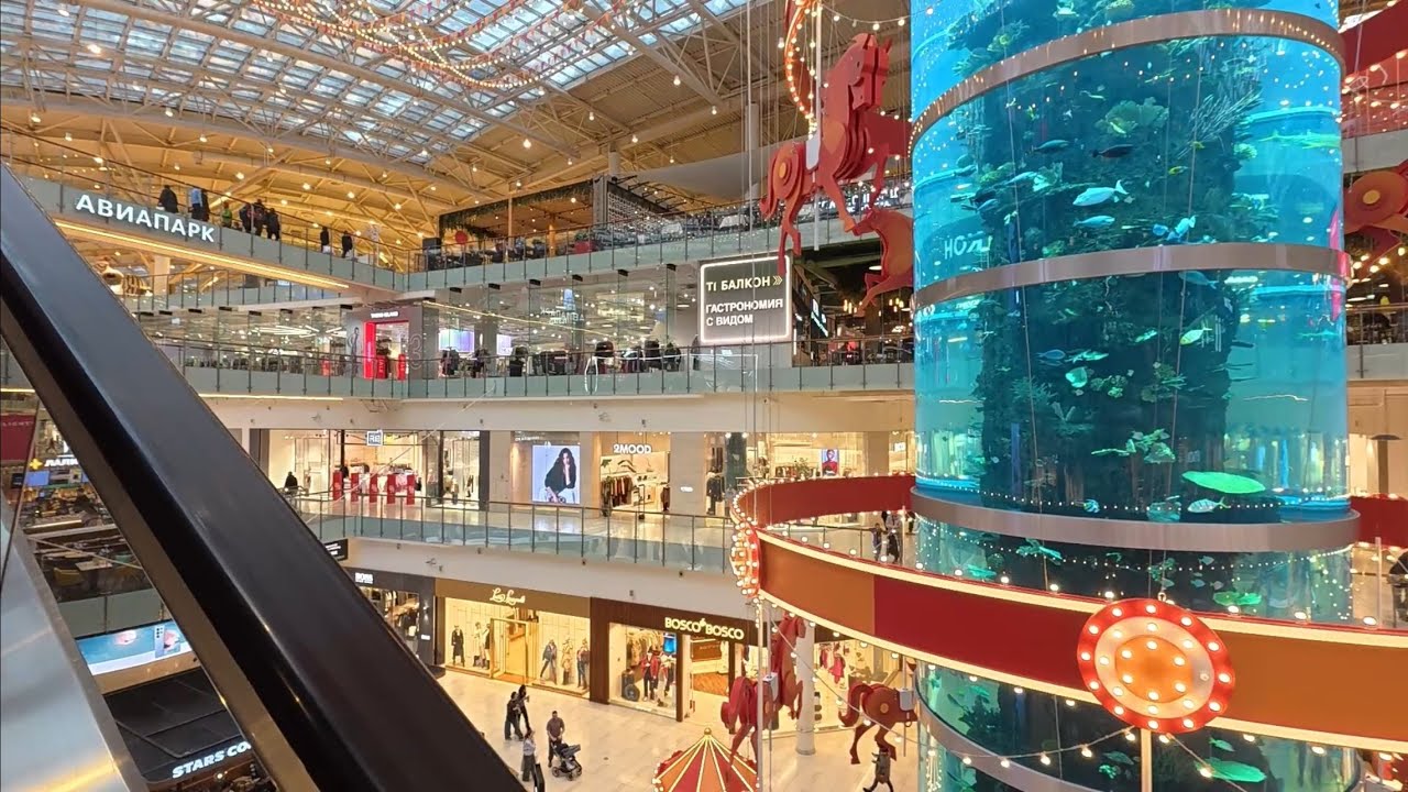 A walk around Moscow. Aviapark Shopping mall . January 24, 2026.