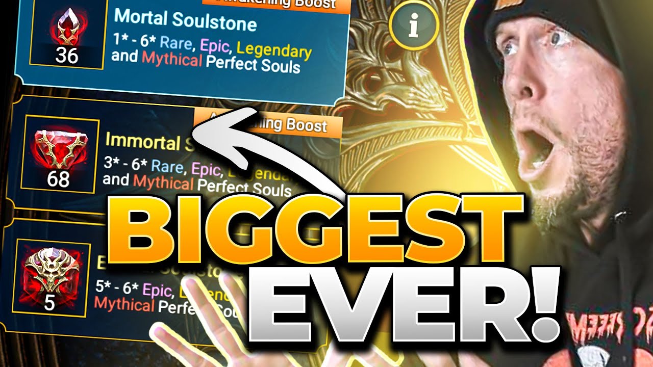 My BIGGEST EVER Soulstone Opening | RAID Shadow Legends