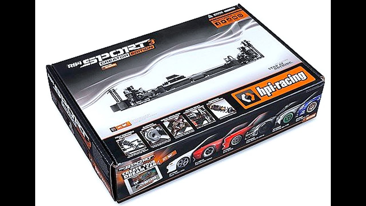 THE BADDEST 1/10 SCALE RC CAR BODY SHELLS - HPI RACING RS4 SPORT 3 CREATOR EDITION (HP118000)