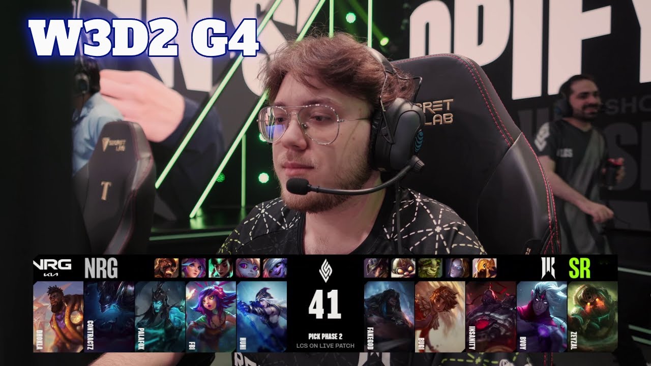 NRG vs SR | Week 3 Day 2 S14 LCS Spring 2024 | NRG vs Shopify Rebellion W3D2 Full Game