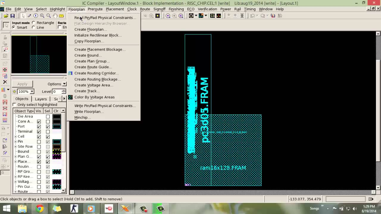 Synopsys IC Compiler (ICC) basic tutorial