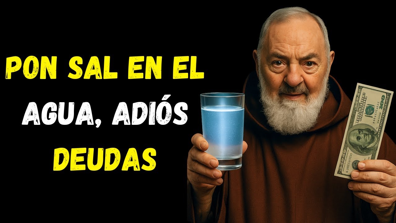 Prueba Hoy el Ritual del Vaso de Sal para Atraer Dinero y Prosperidad | Padre P&iacute;o