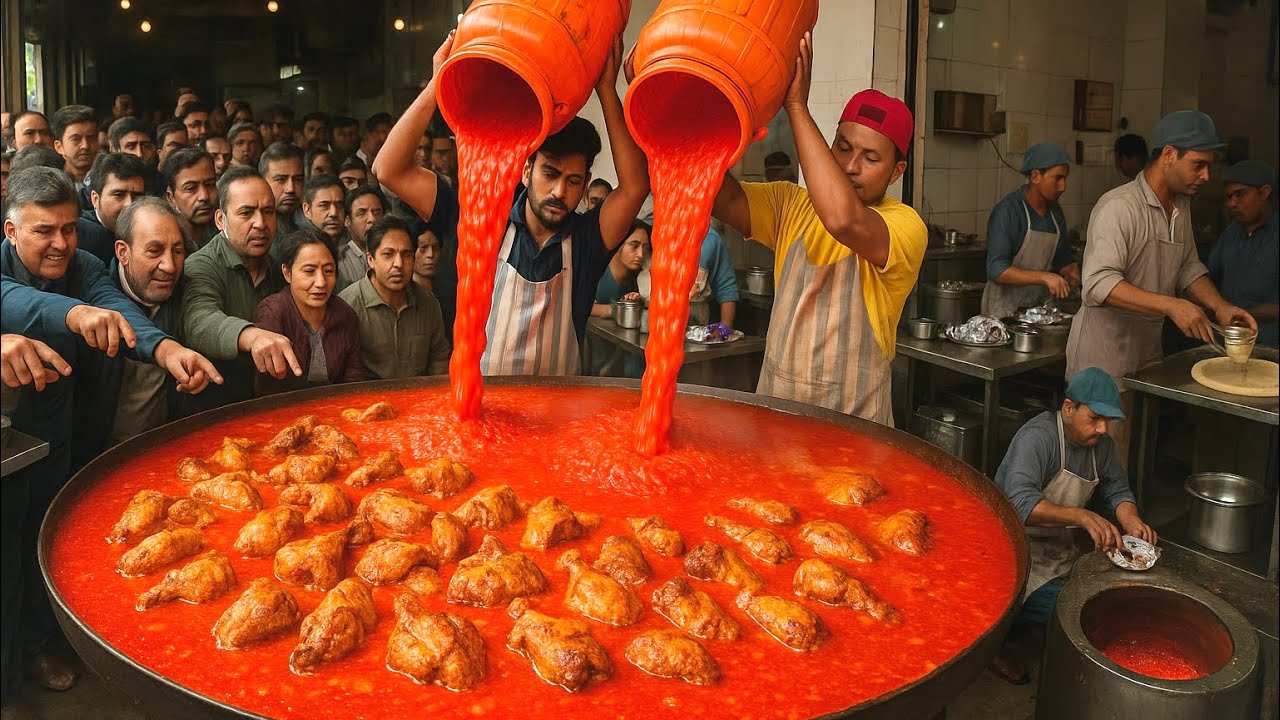 Nonstop Delhi Street Food Tour! Giant Tawa Chicken Changezi, Chole Kulche, Rabri & More