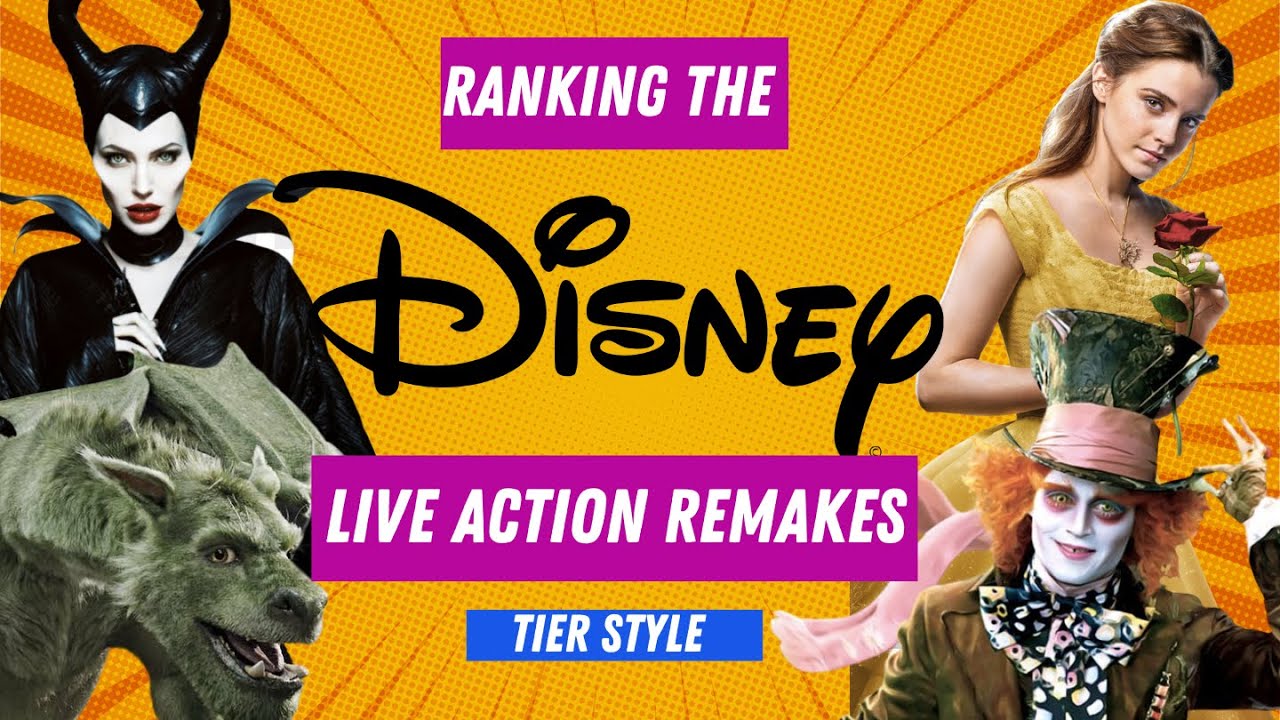 Ranking the Disney LIVE ACTION REMAKES (Tier List Style)