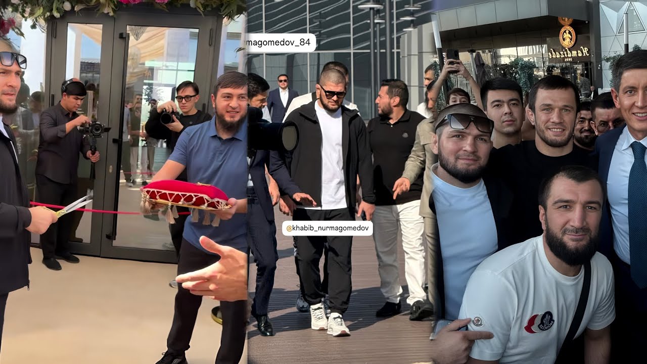 Khabib Nurmegamedov in Uzbekistan Papakha Coffee