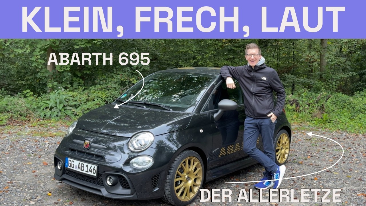 Abarth 695 75° Anniversario: Ein letztes Mal Laut und Ungehemmt Geburtstag feiern - Autophorie