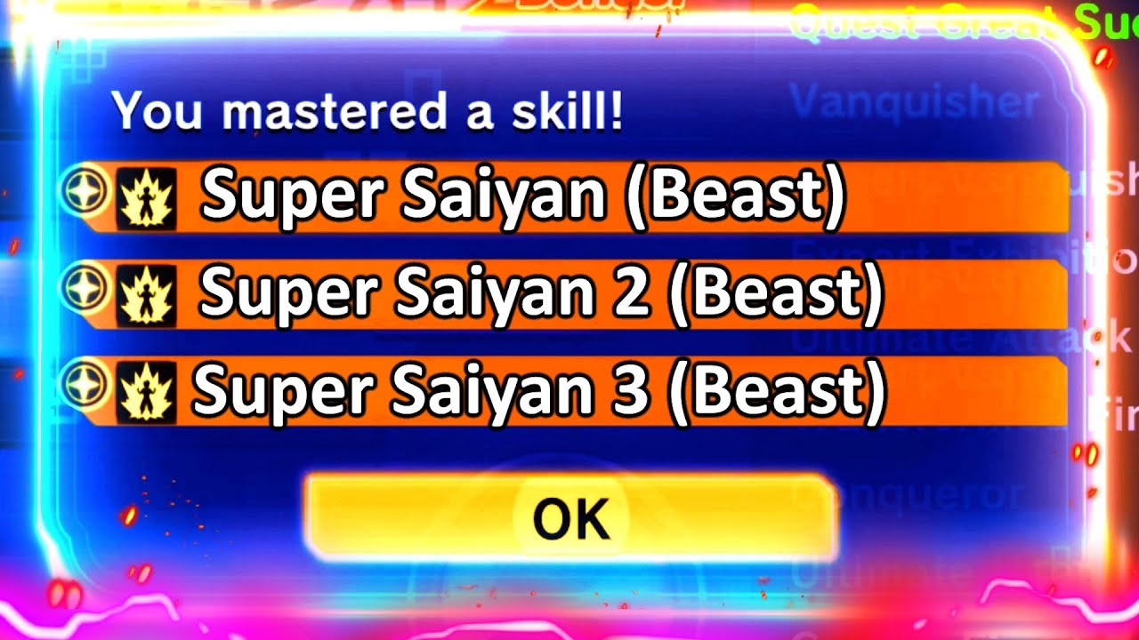 NEW SUPER SAIYAN BEAST AWOKEN SKILL IN DRAGON BALL XENOVERSE 2