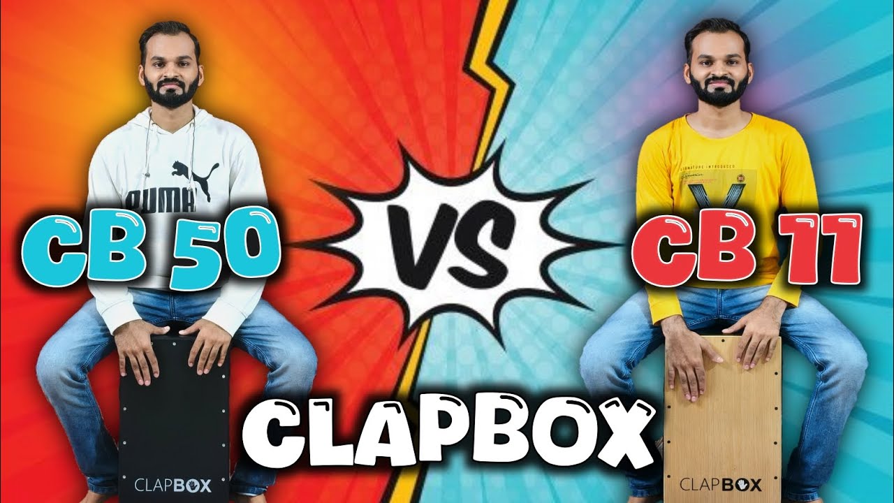 ClapBox CB 50 VS ClapBox CB 11 | 8th Notes Cajon Groove VS 16th Notes Cajon Groove | Hiren Creations