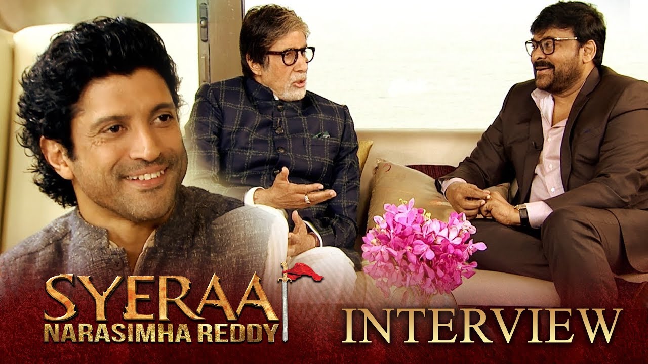 Sye Raa Interview - Chiranjeevi, Amitabh Bachchan | Farhan Akhtar | Oct 2nd Release