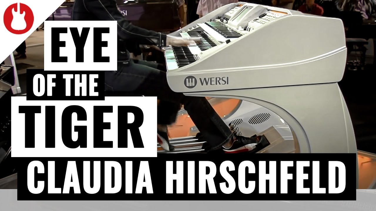 Musikmesse 2012 | Claudia Hirschfeld bei WERSI | Teil 2 | Live 'Eye of the Tiger'