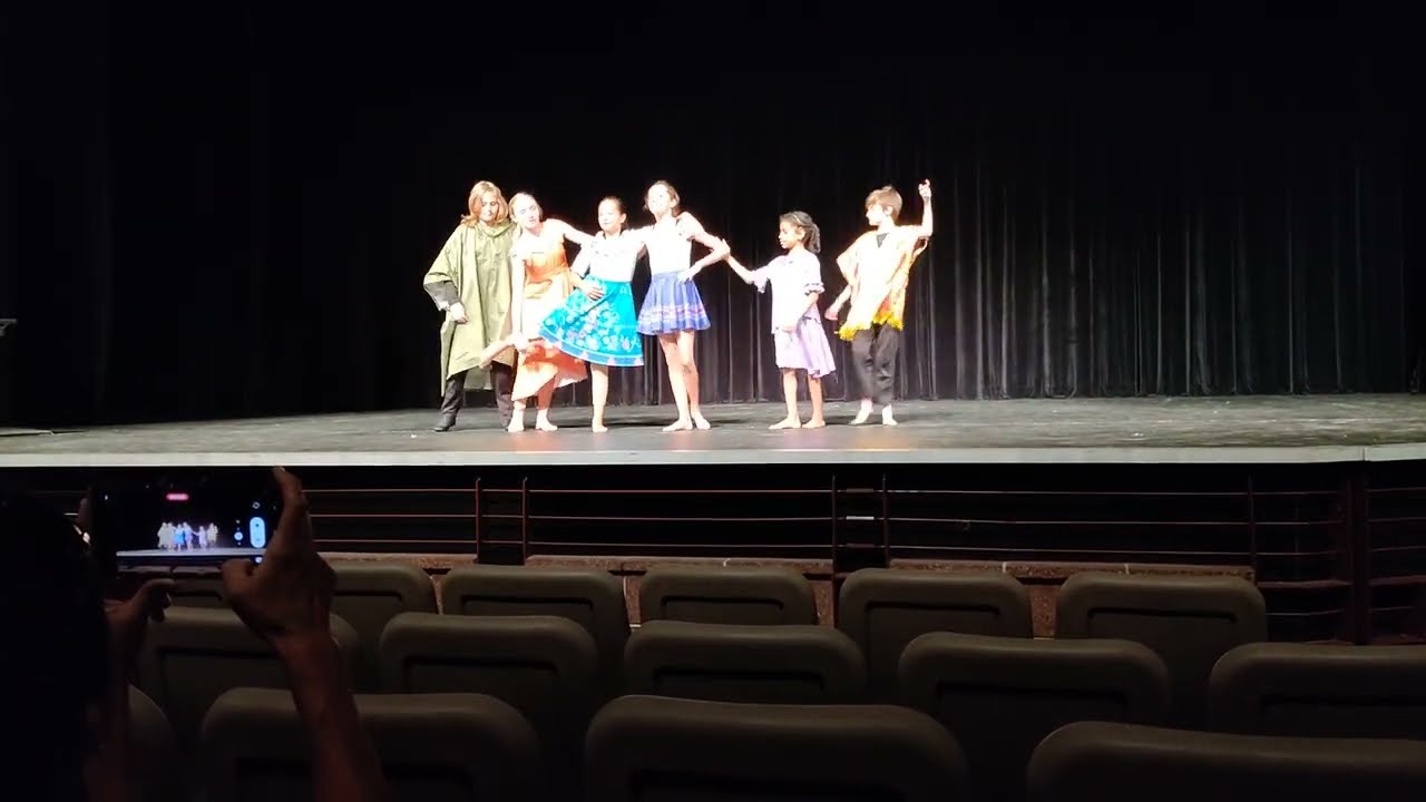 dancing with my best friends at our show rehearsal