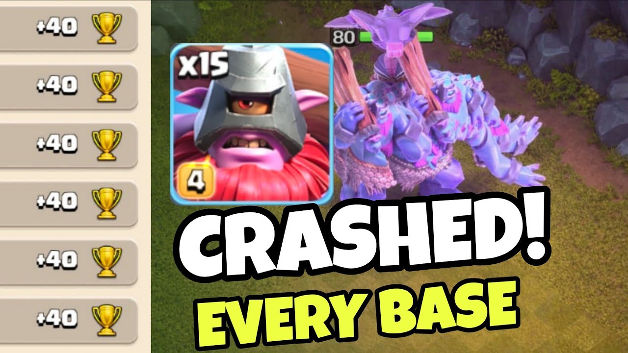 Best Rank Battle Attack Strategy TH18 | x15 Throwers Easy 320 in Legend League | Clash of clans