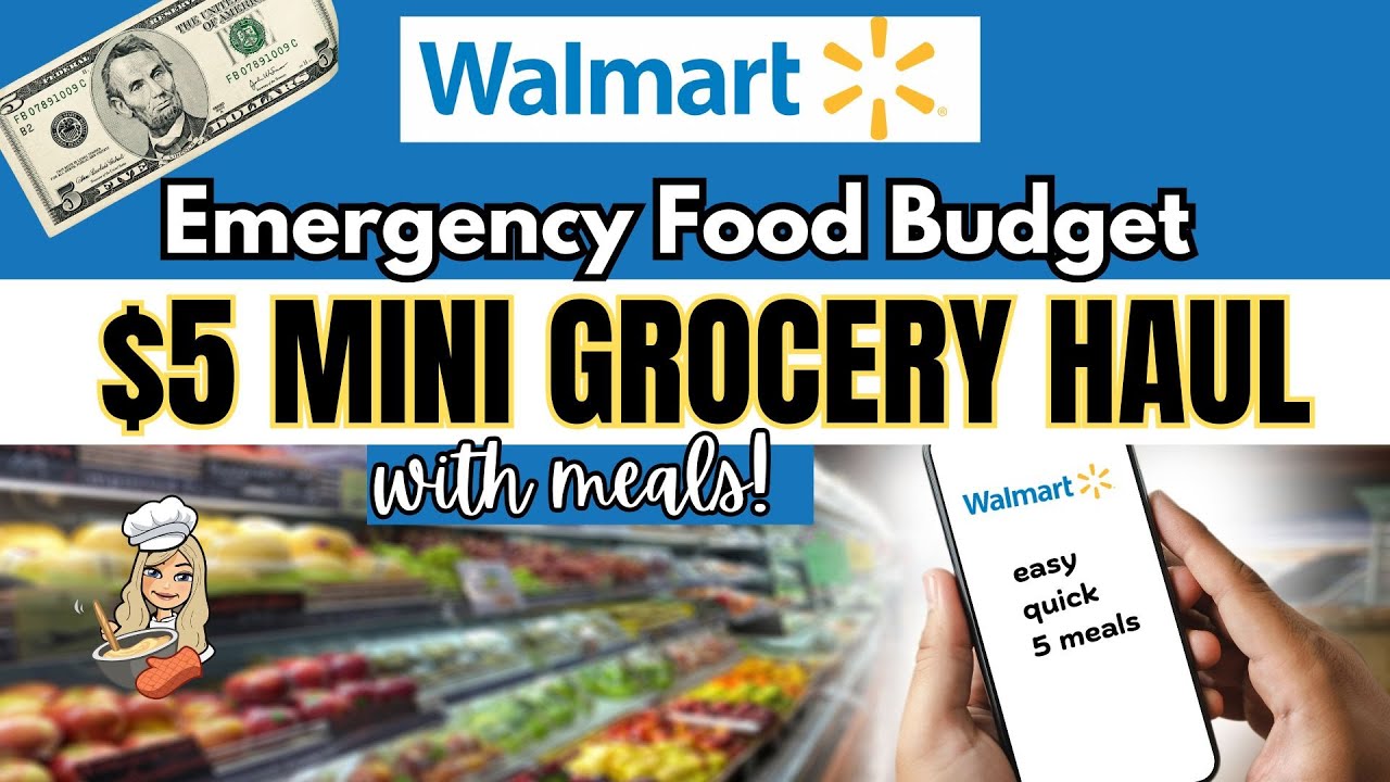 👉TRYING TO MAKE 5 MEALS FOR $5 at WALMART