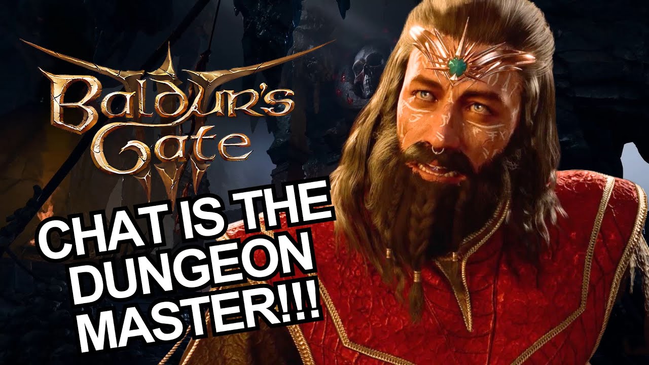 🔴CHAT IS THE DUNGEON MASTER! BG3! 🔴