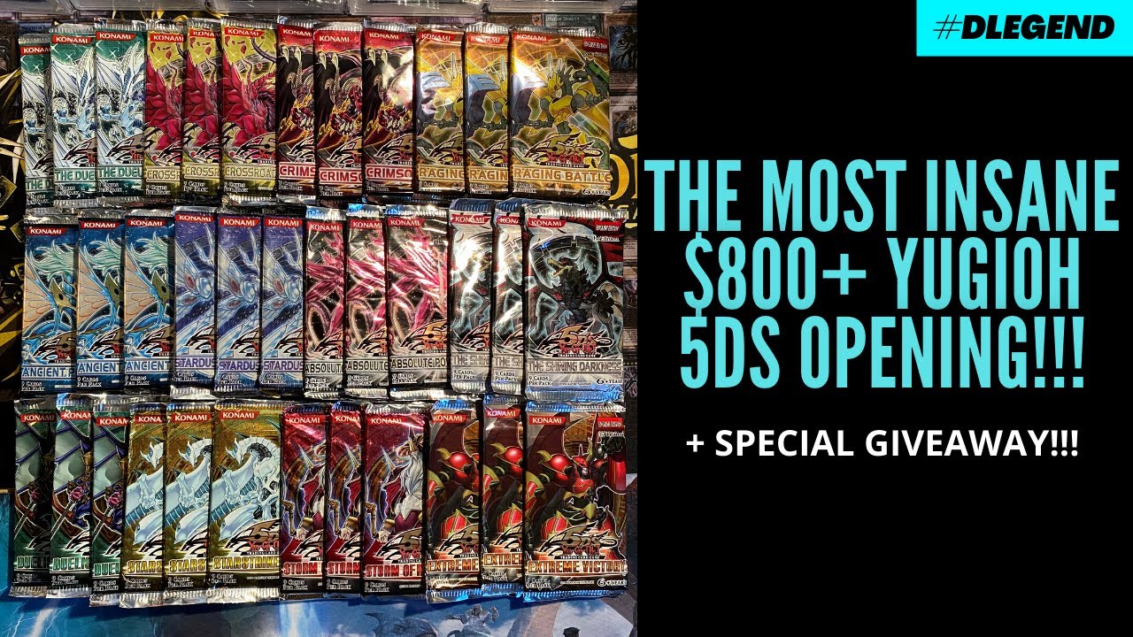 THE BIGGEST YuGiOh! 5DS Opening EVER! Opening 3x Packs From EVERY 5DS Core Set! 👀 | EPIC PULLS! 🔥