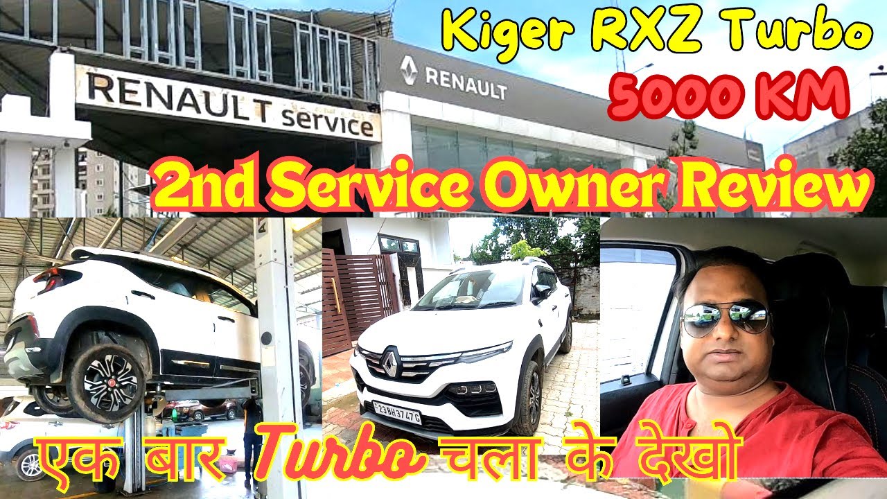 Renault Kiger RXZ Turbo MT 2nd Service Owner Review | Chala Ke to Dekho Turbo Engine Car | 2024 Vlog
