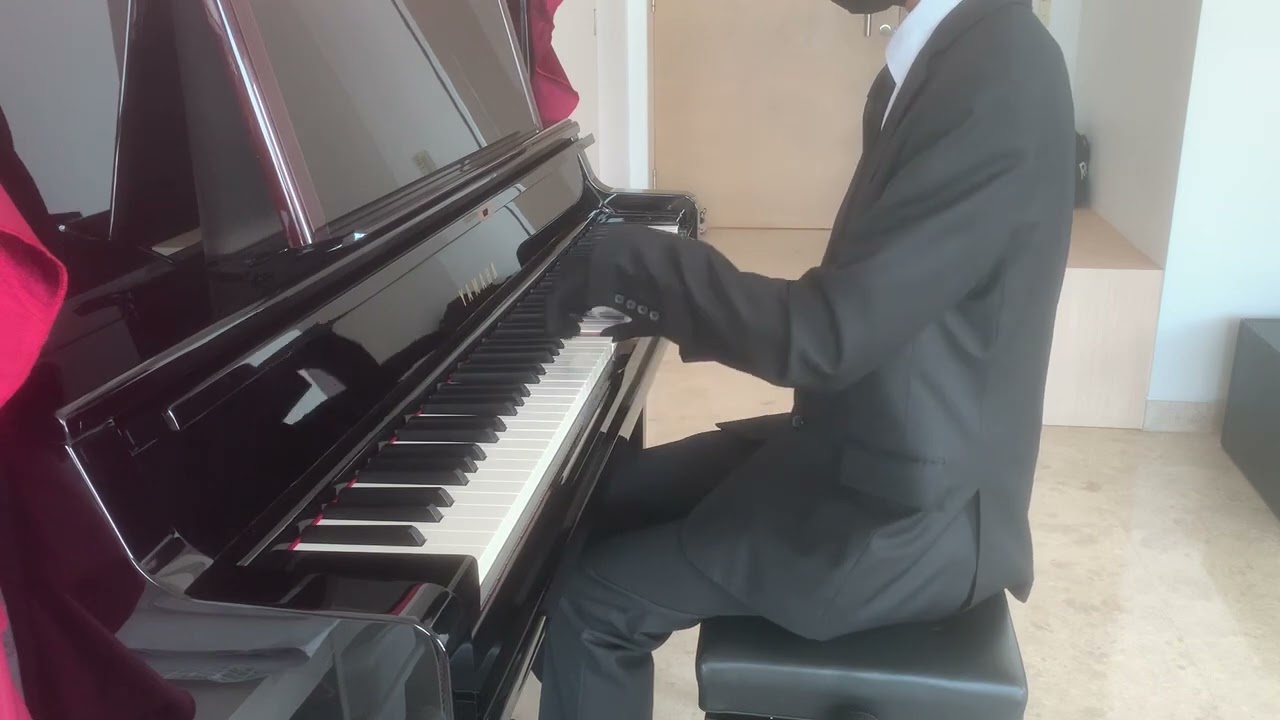Gone Angels piano cover (while dressed as Roland)