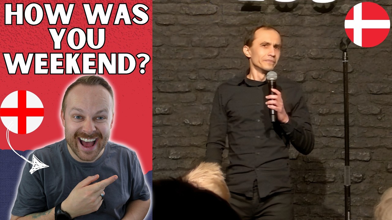 Englishman Reacts to... Stand-up Ulug Bek - Why Danes Ask About Your Weekends?