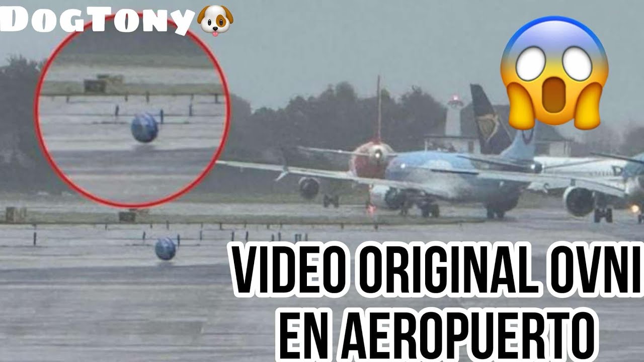 VIDEO captan a esfera OVNI aterrizando en aeropuerto de Reino Unido