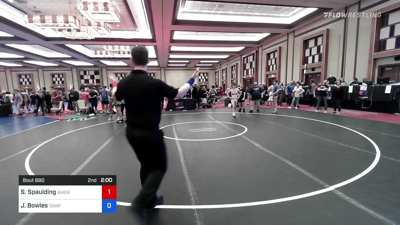 126 Lbs Quarterfinal - Sammy Spaulding, American Dream Wrestling Club Vs Jayden Bowles, Tampa Bay