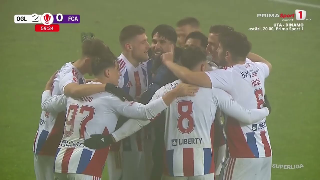 REZUMAT. Oţelul - FC Argeş 2-1. Sărbătorile îi prind aproape sigur pe moldoveni în play-off