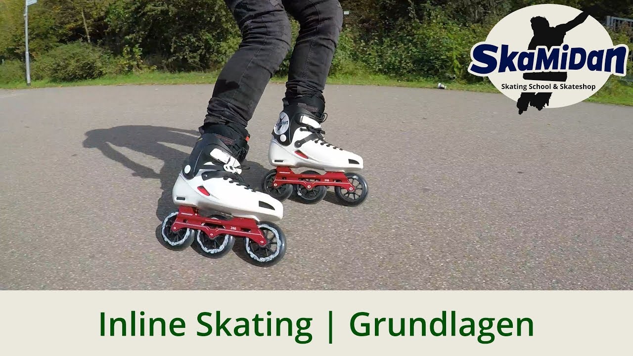 Inlineskaten lernen für Anfänger // How To: Inline Skating For Beginners - Inline Basics #01