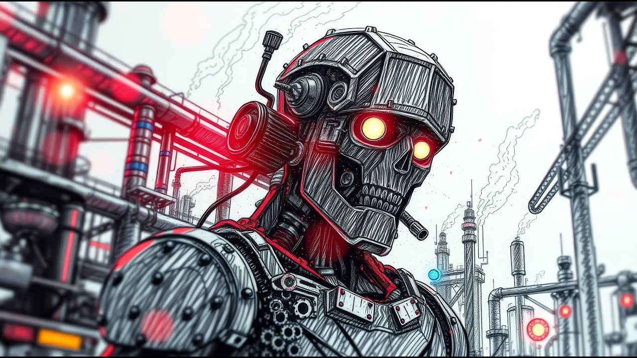 Industrial Rock Destruction — Aggressive Mechanical Guitars & Cyber Drums